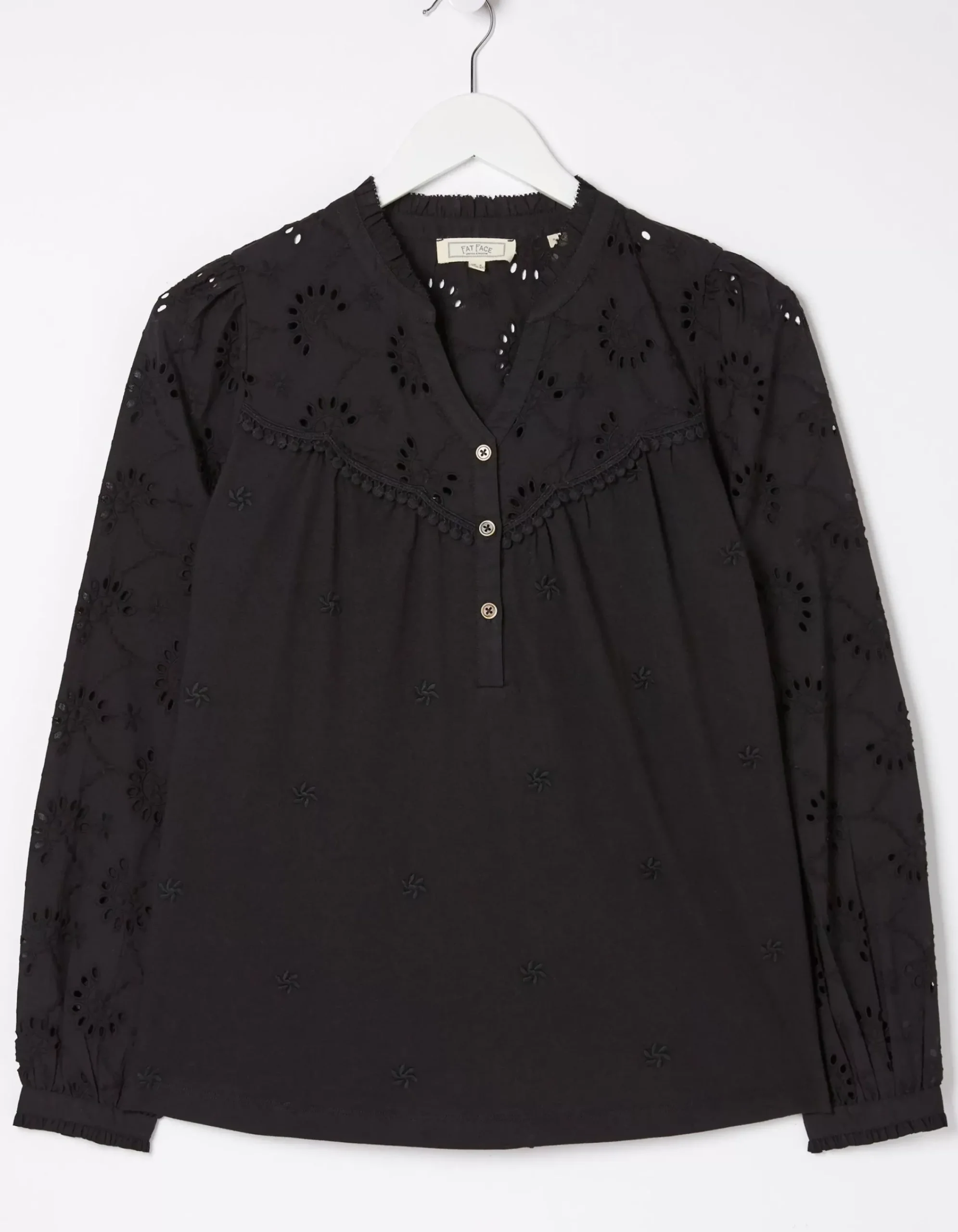 Women FatFace Tops & T-Shirts|Kerry Broderie Top