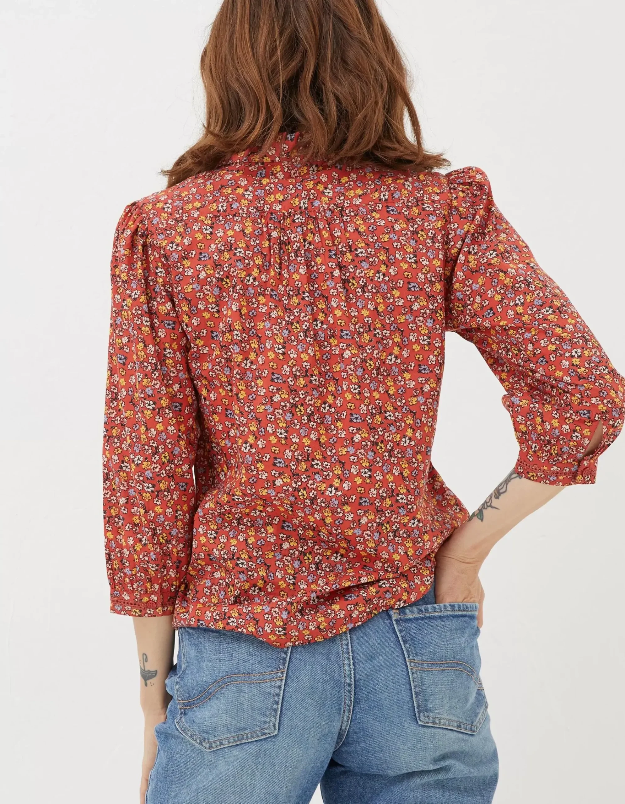 Women FatFace View All|Kerry Gradient Floral Shirt