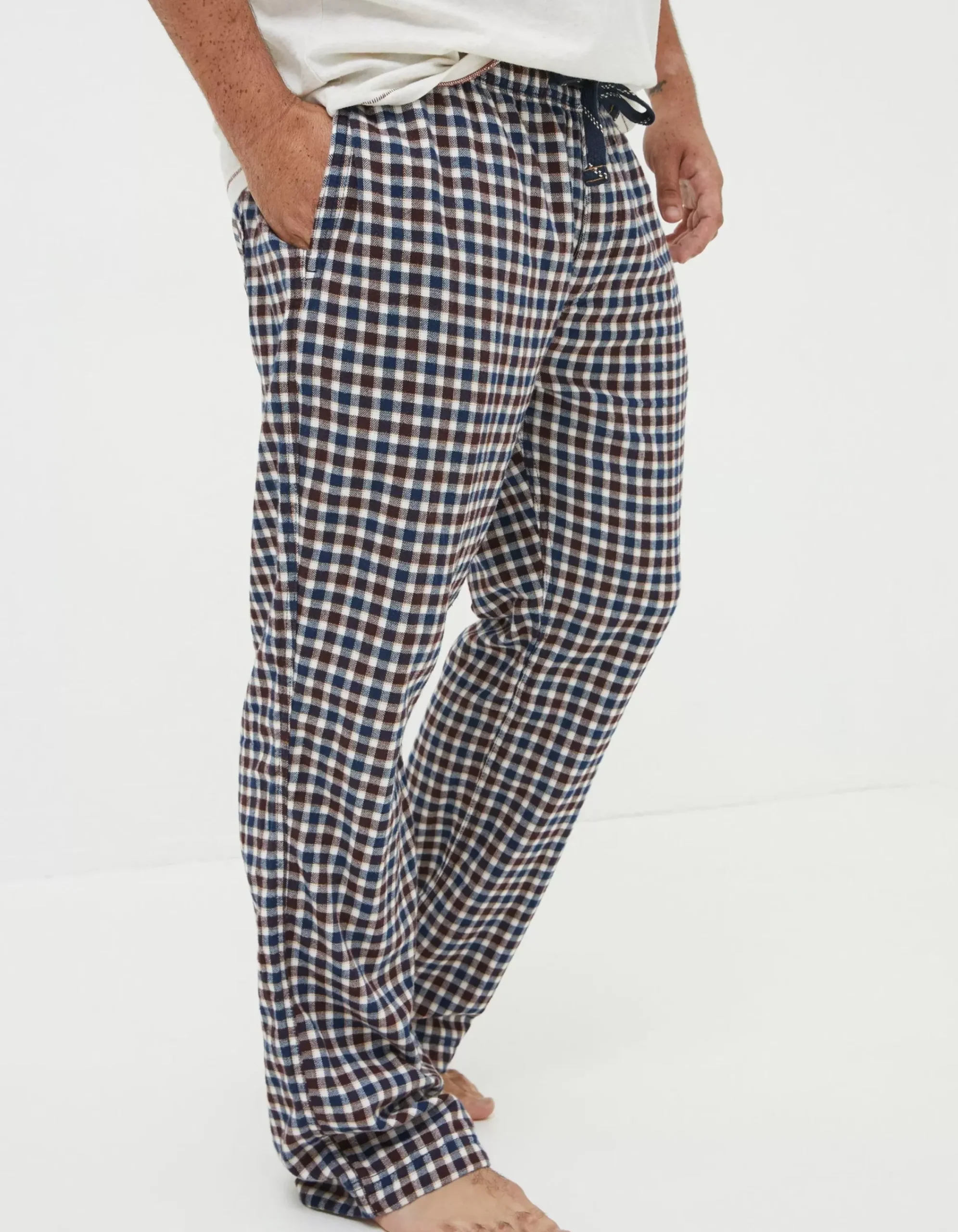 Men FatFace View All|Keswick Light Check Pyjama Bottoms