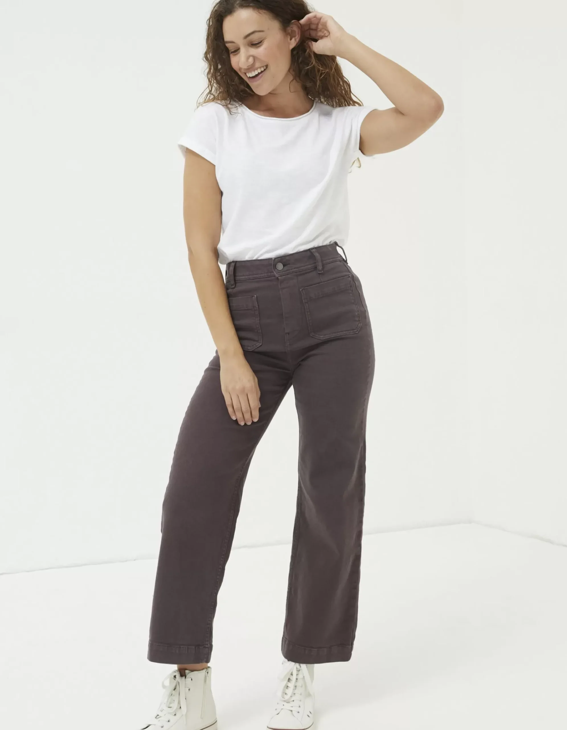 Women FatFace Jeans & Dungarees|Keswick Wide Leg Jeans