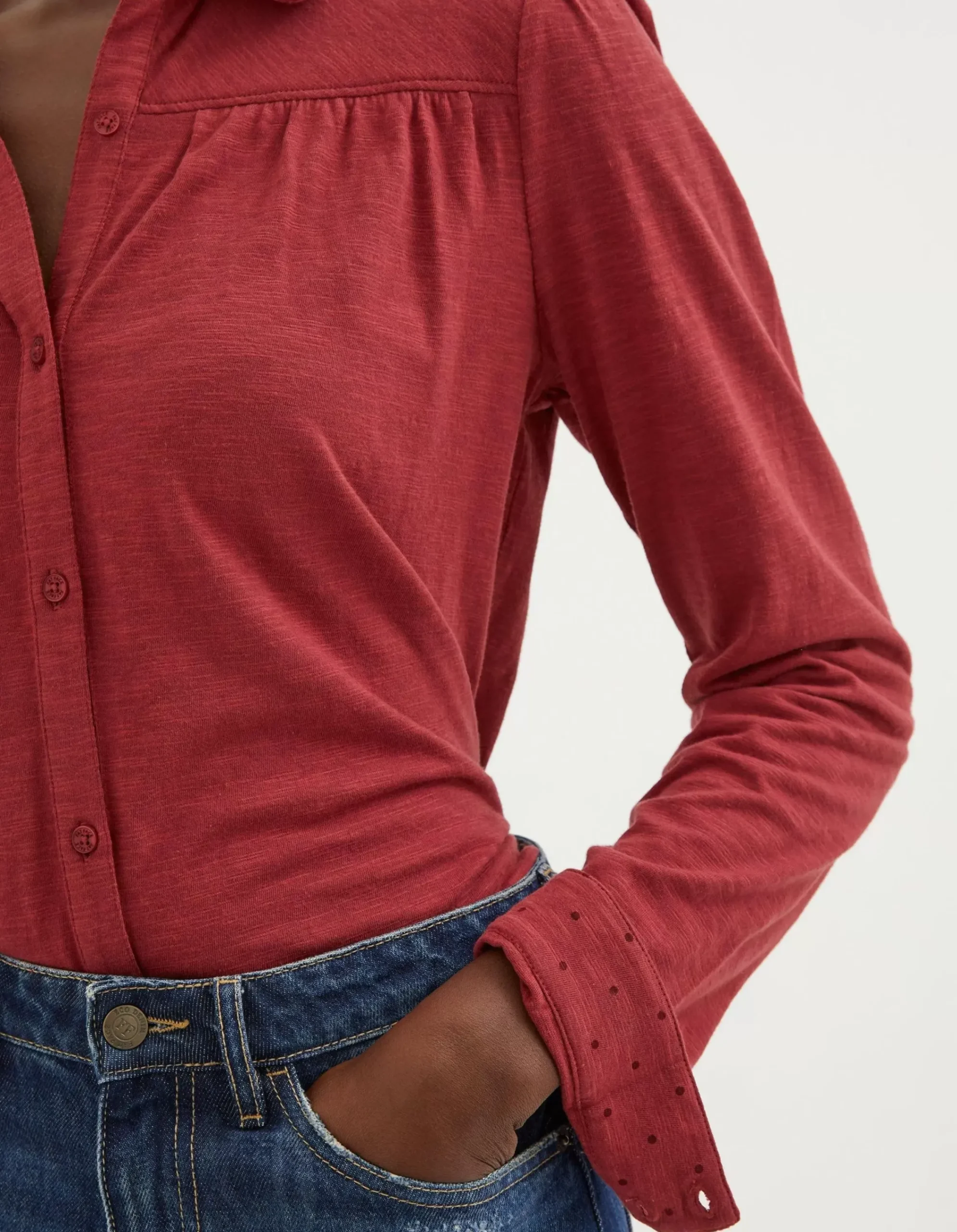 Women FatFace Tops & T-Shirts|Kim Jersey Shirt