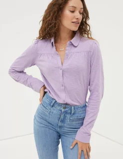 Women FatFace Tops & T-Shirts|Kim Jersey Shirt