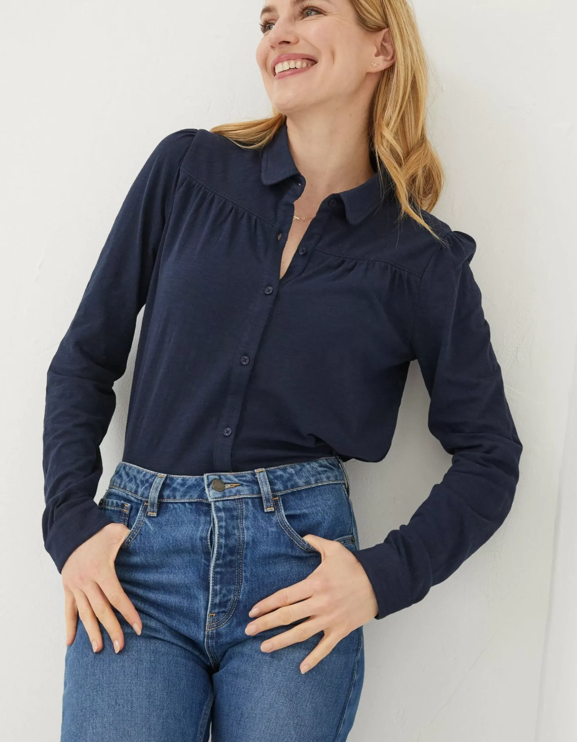 Women FatFace Tops & T-Shirts|Kim Jersey Shirt