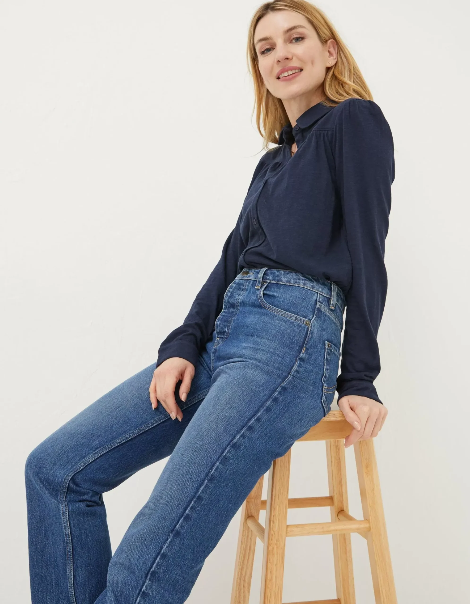 Women FatFace Tops & T-Shirts|Kim Jersey Shirt