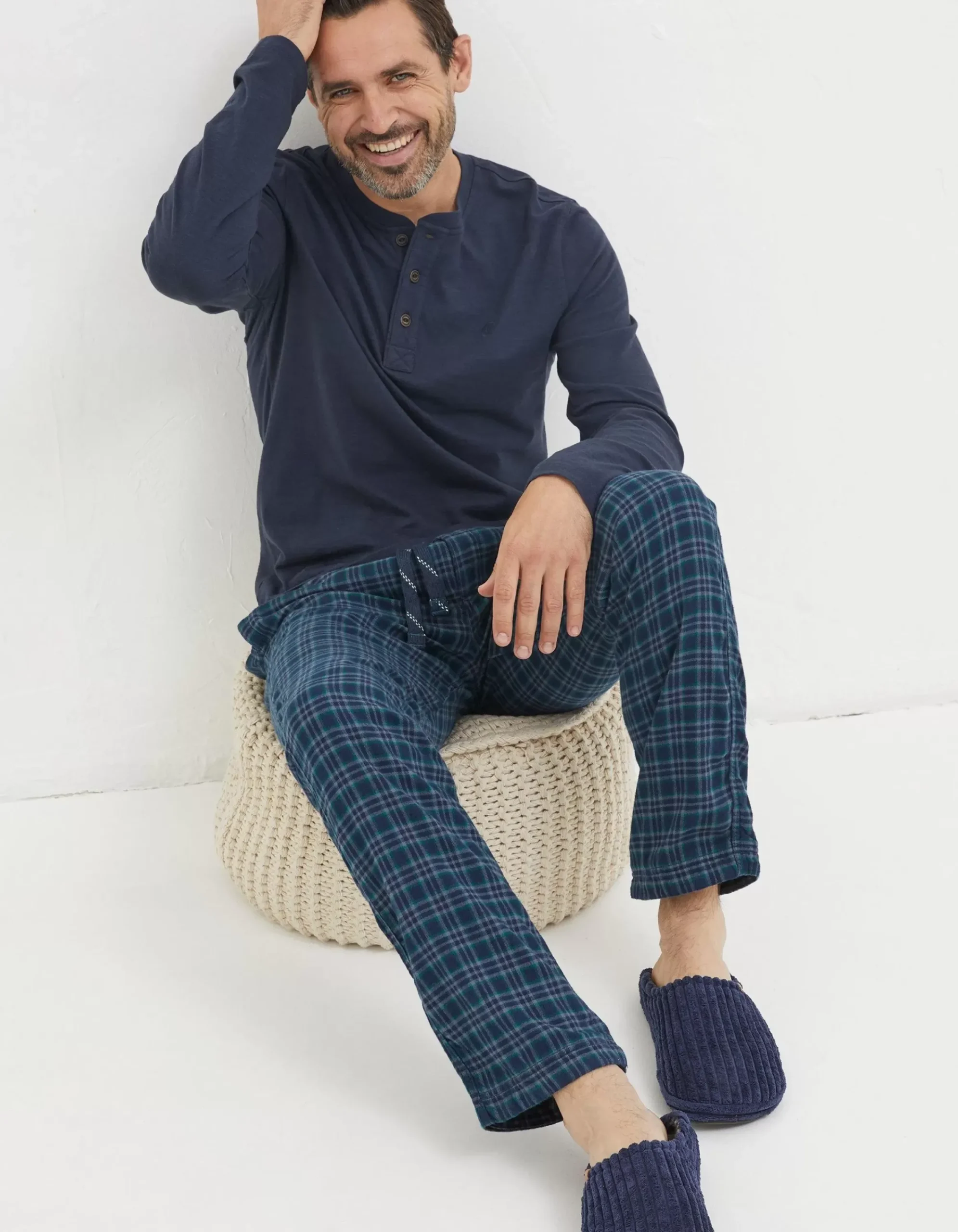 Men FatFace View All|Kinsale Check Pyjama Bottoms