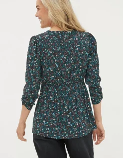 Women FatFace Shirts & Blouses|Kinsey Evergreen Blouse