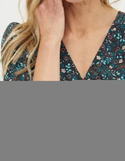 Women FatFace Shirts & Blouses|Kinsey Evergreen Blouse