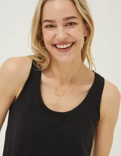 Women FatFace Tops & T-Shirts|Kirsty Organic Cotton Vest