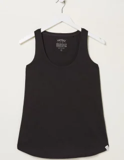 Women FatFace Tops & T-Shirts|Kirsty Organic Cotton Vest