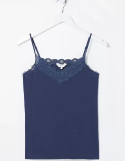Women FatFace View All|Lace V-Neck Vest