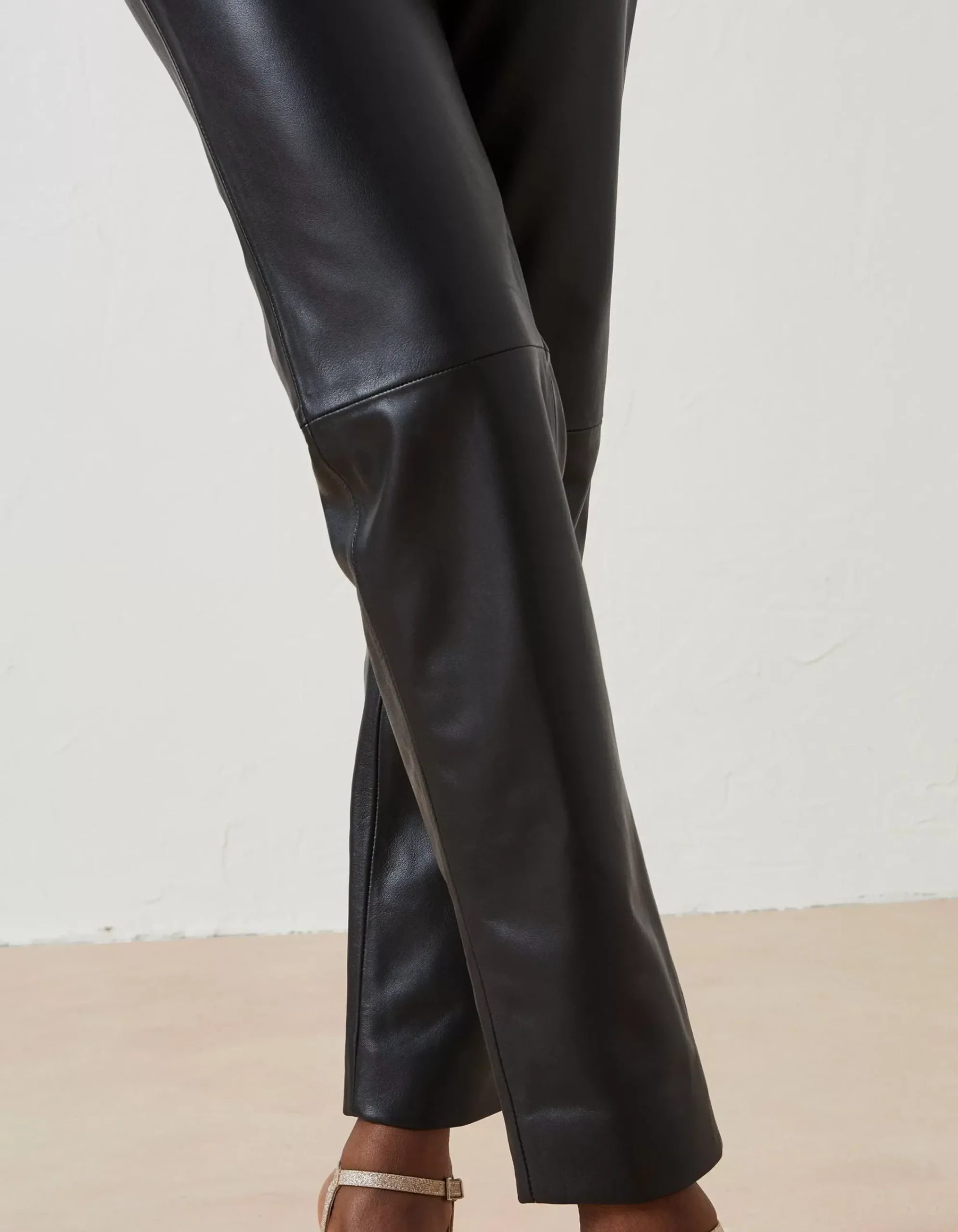 Women FatFace View All|Lana Leather Tapered Trousers