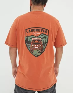 Gifts FatFace Land Rover Collaboration|Land Rover Badge T-Shirt