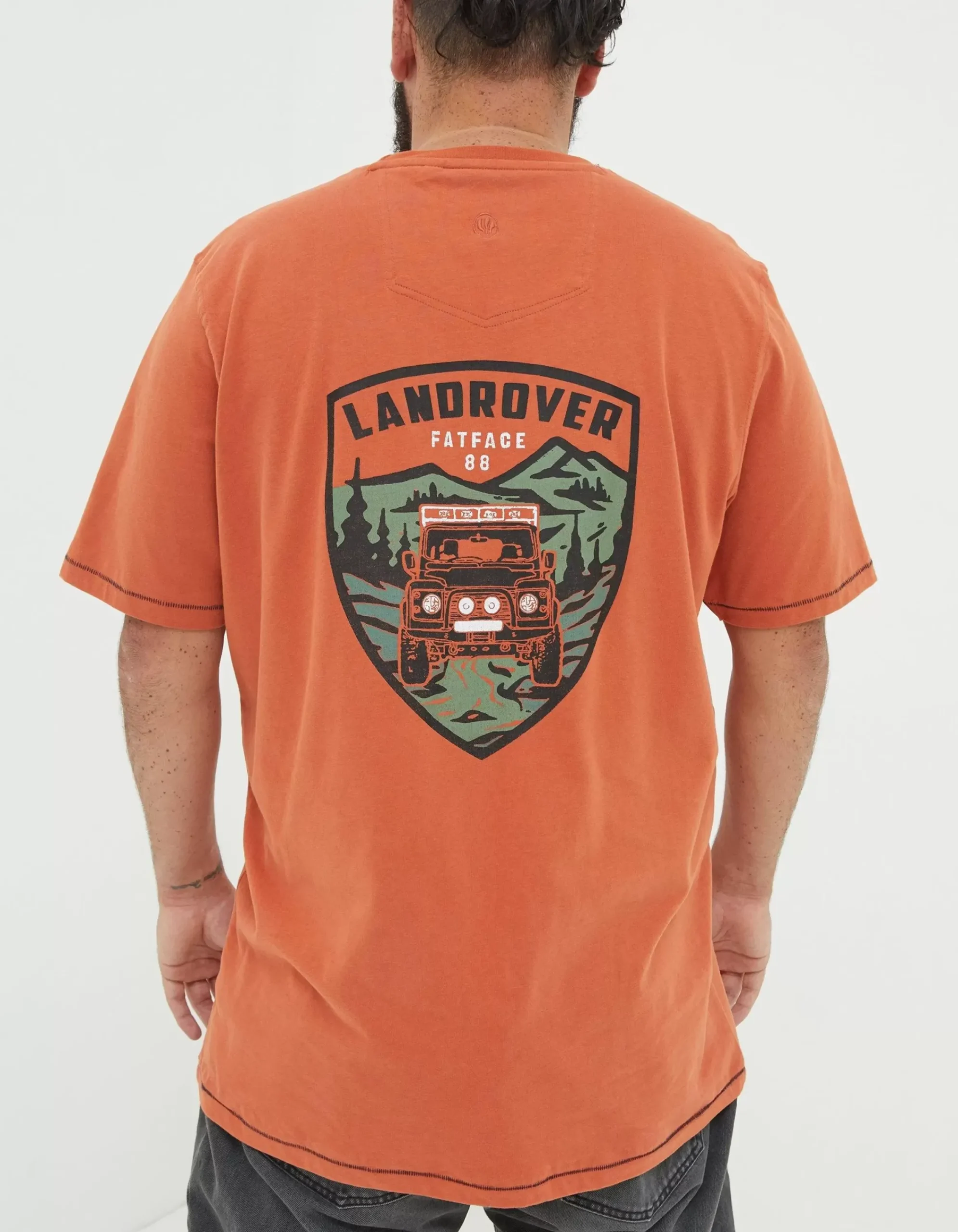 Gifts FatFace Land Rover Collaboration|Land Rover Badge T-Shirt