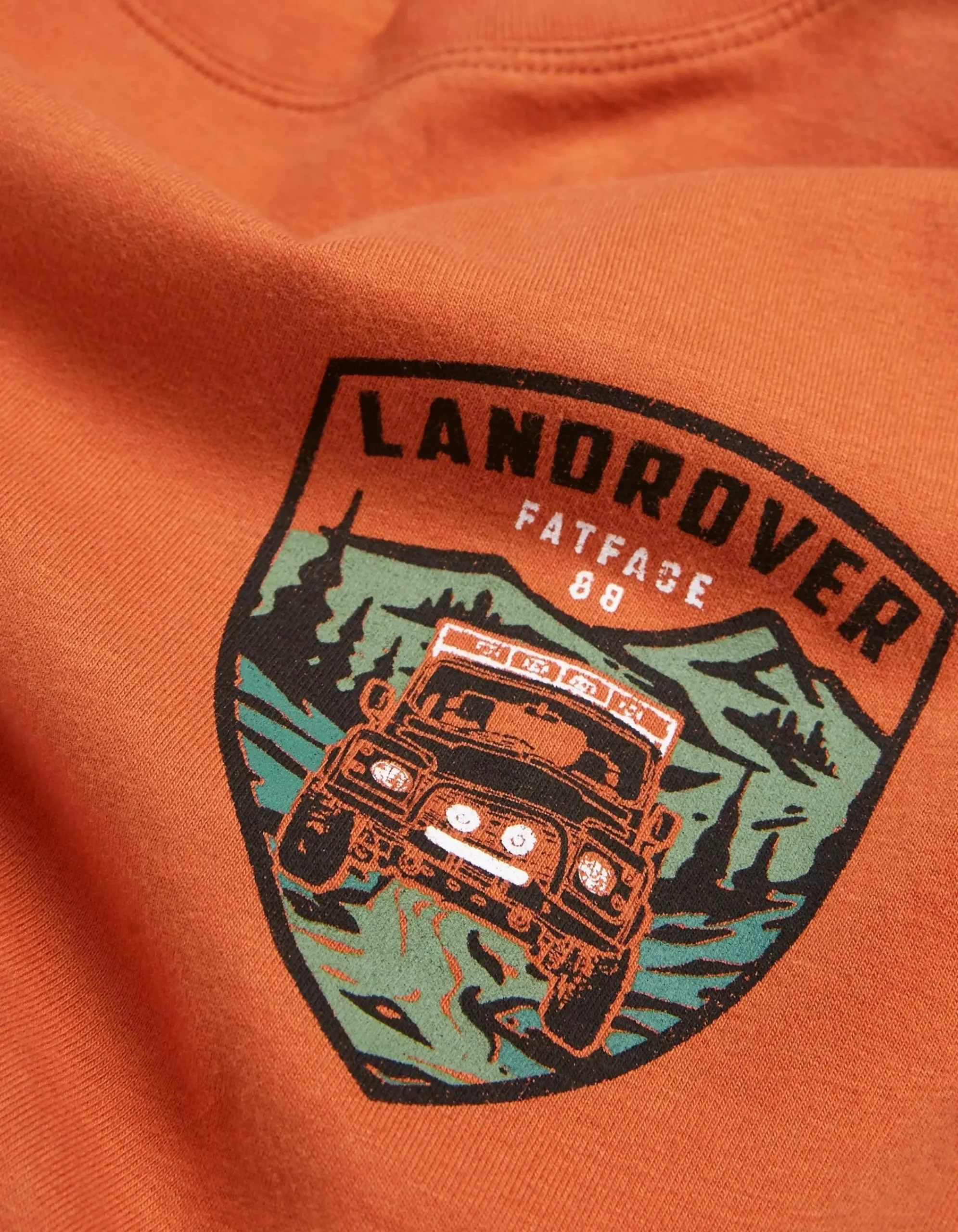 Gifts FatFace Land Rover Collaboration|Land Rover Badge T-Shirt