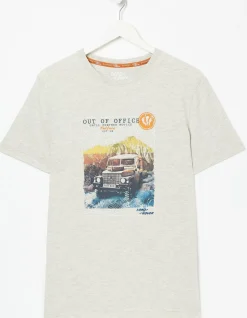 Gifts FatFace Land Rover Collaboration|Land Rover Out Of Office T-Shirt
