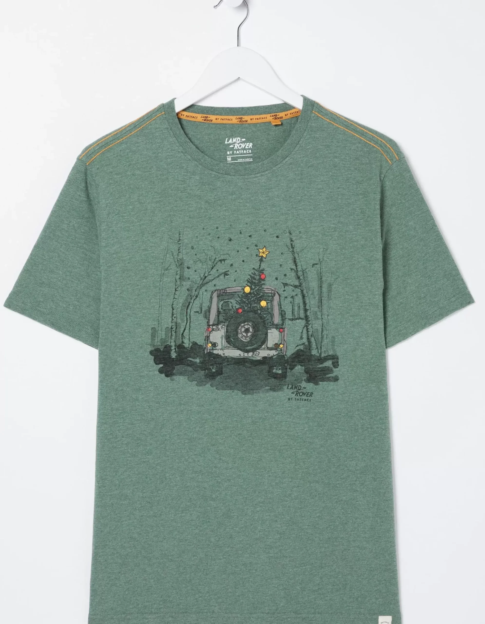 Men FatFace View All|Land Rover Painted T-Shirt