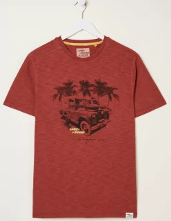 Gifts FatFace Land Rover Collaboration|Land Rover Palm T-Shirt