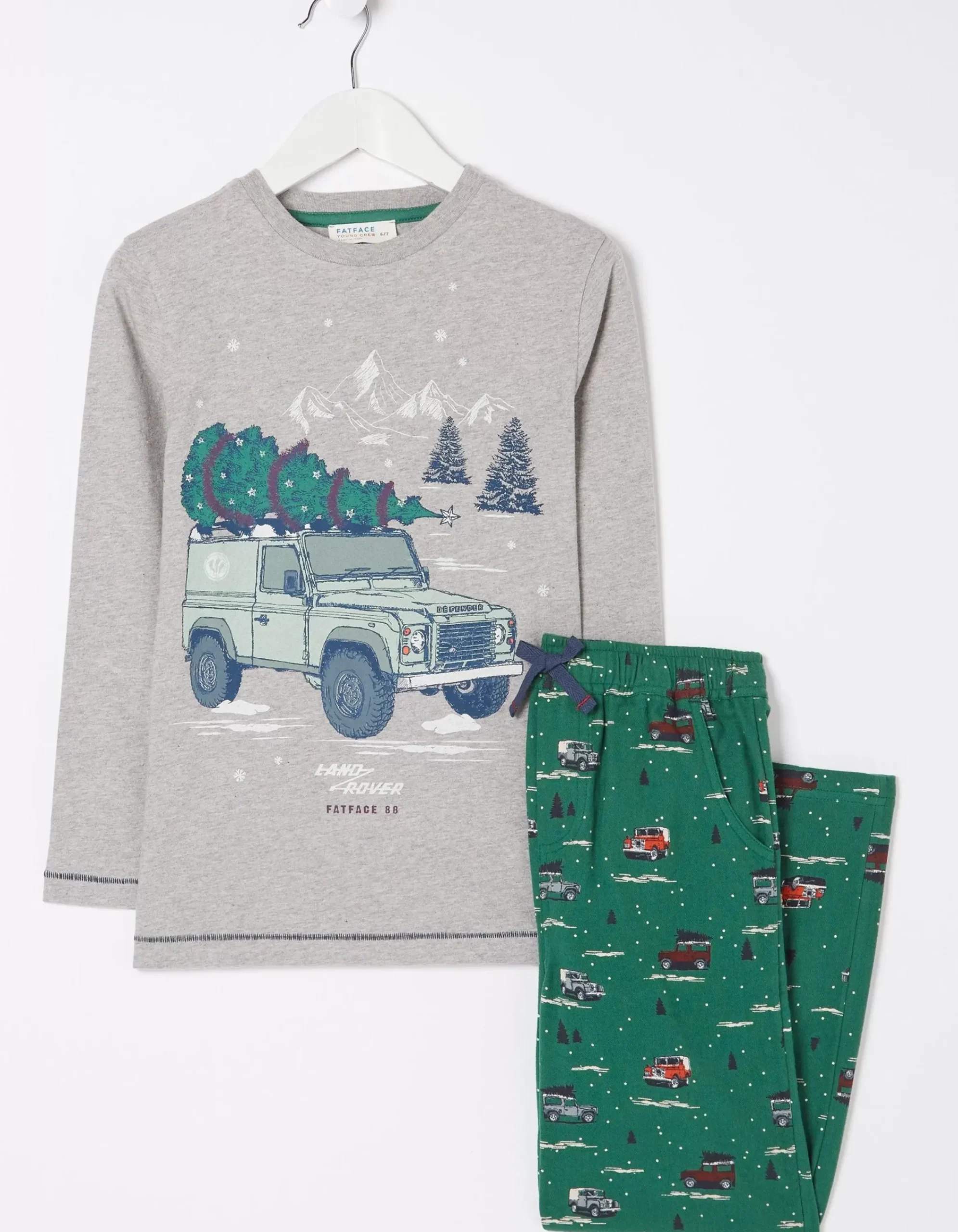 Gifts FatFace Land Rover Collaboration|Land Rover Woven Pyjama Set