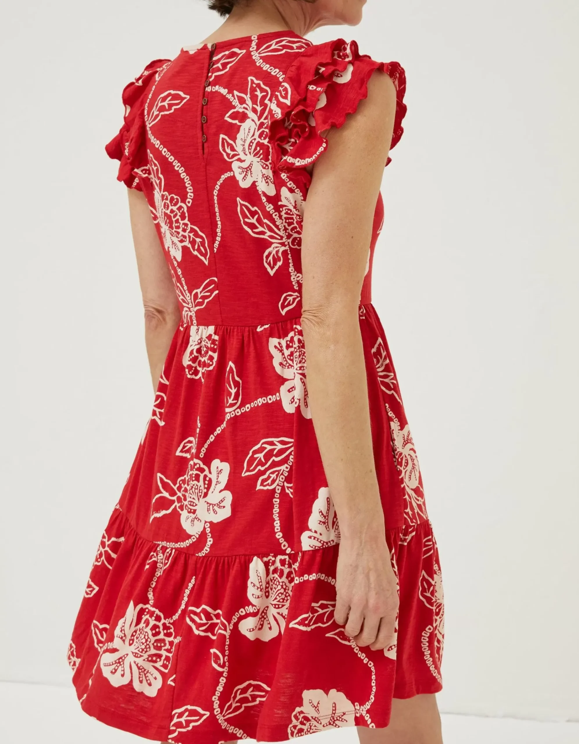 Women FatFace Dresses|Laurie Batik Jersey Dress