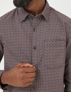 Men FatFace View All|Leaf Print Shirt