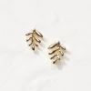 Women FatFace View All|Leaf Stud Earrings