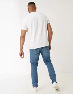 Men FatFace Jeans|Lean Slim Light Wash Jeans