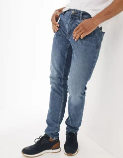 Men FatFace Jeans|Lean Slim Light Wash Jeans