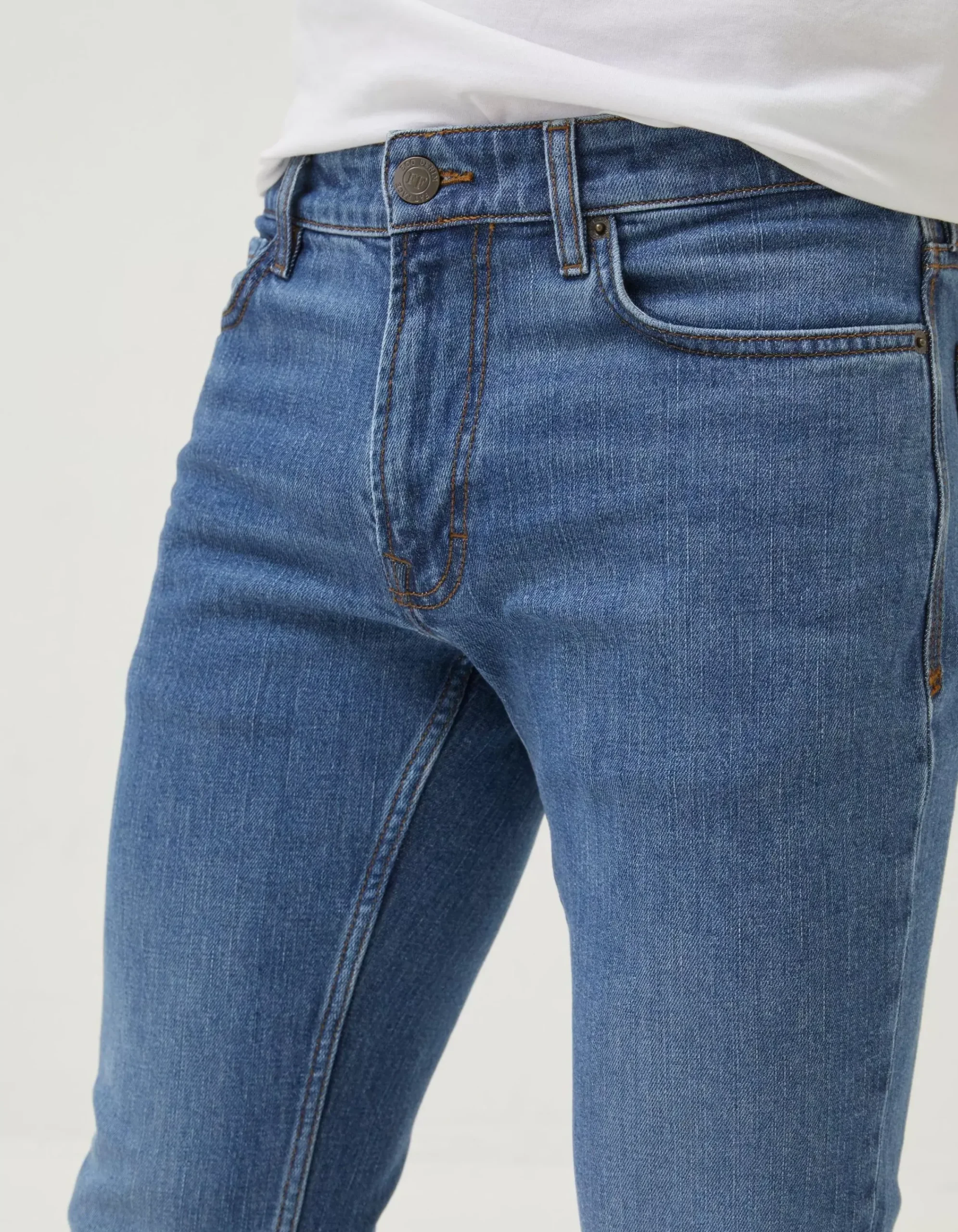 Men FatFace Jeans|Lean Slim Light Wash Jeans