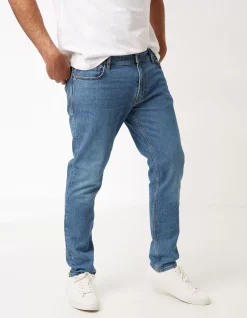 Men FatFace Jeans|Lean Slim Light Wash Jeans