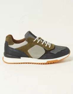 Men FatFace View All|Leather Colour Block Trainers
