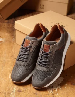 Men FatFace View All|Leather Trainer