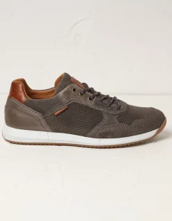 Men FatFace View All|Leather Trainer