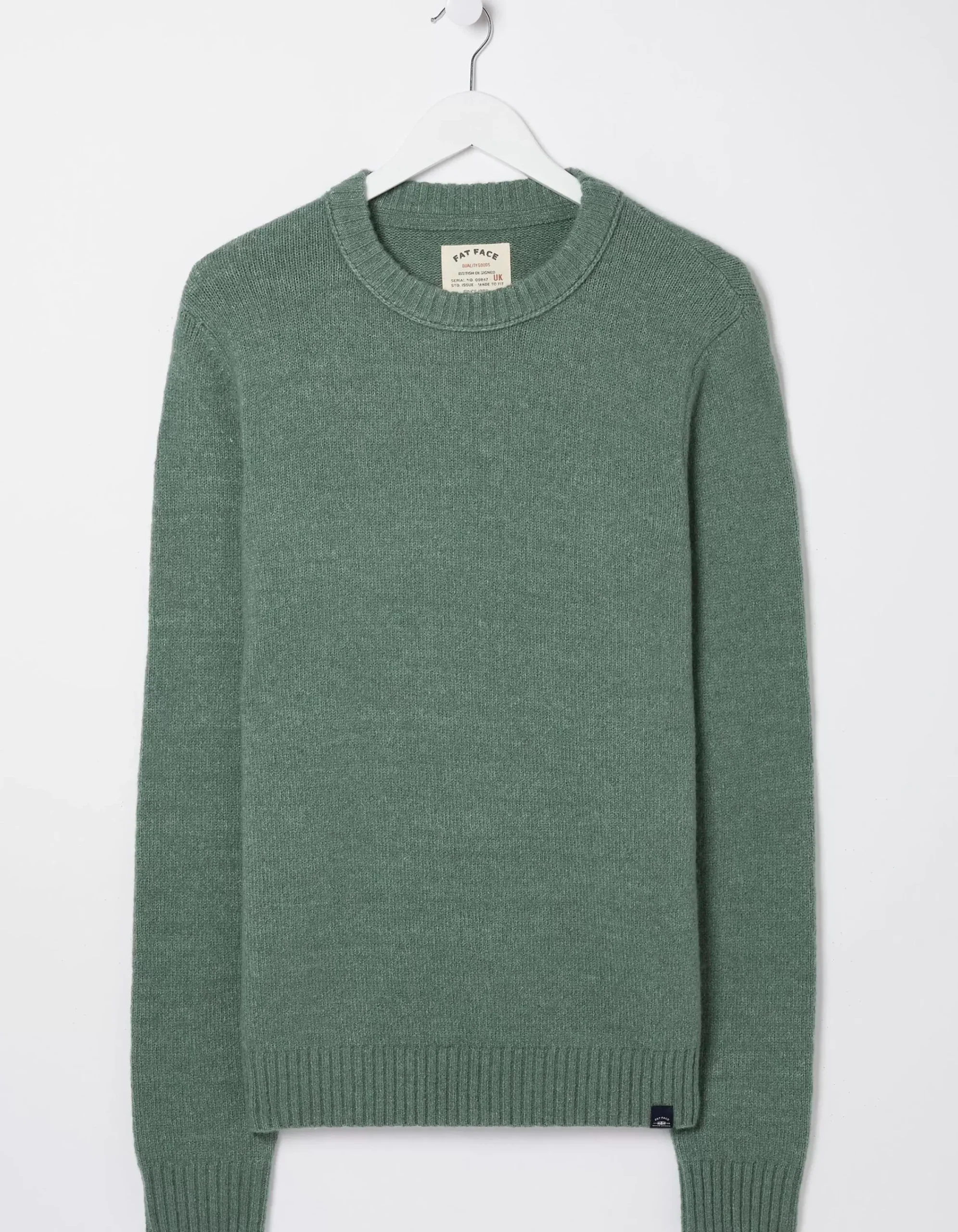 Men FatFace Knitwear|Lewes Crew Jumper