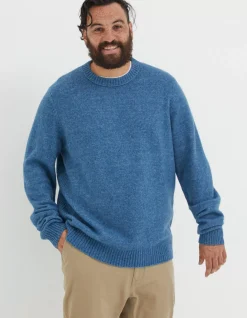 Men FatFace Knitwear|Lewes Crew Jumper