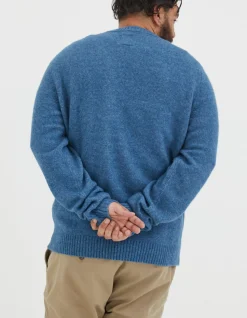 Men FatFace Knitwear|Lewes Crew Jumper