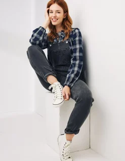Women FatFace Jumpsuits & Playsuits|Lewes Slim Leg Denim Dungarees