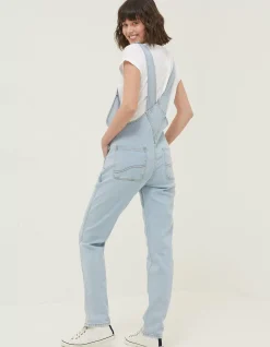 Women FatFace Jeans & Dungarees|Lewes Slim Leg Denim Dungarees