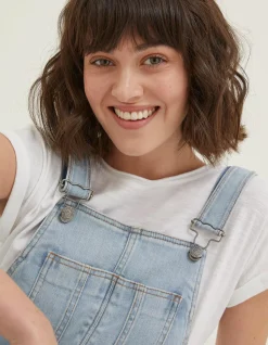 Women FatFace Jeans & Dungarees|Lewes Slim Leg Denim Dungarees