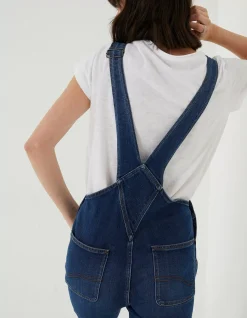 Women FatFace Jumpsuits & Playsuits|Lewes Slim Leg Denim Dungarees
