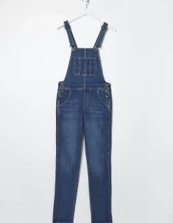 Women FatFace Jumpsuits & Playsuits|Lewes Slim Leg Denim Dungarees