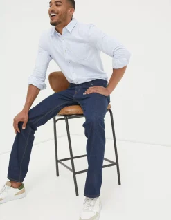 Men FatFace Shirts|Lidder Stripe Shirt