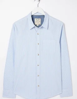 Men FatFace Shirts|Lidder Stripe Shirt