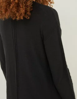 Women FatFace Knitwear|Lindsay Cotton Linen Longline Cardigan