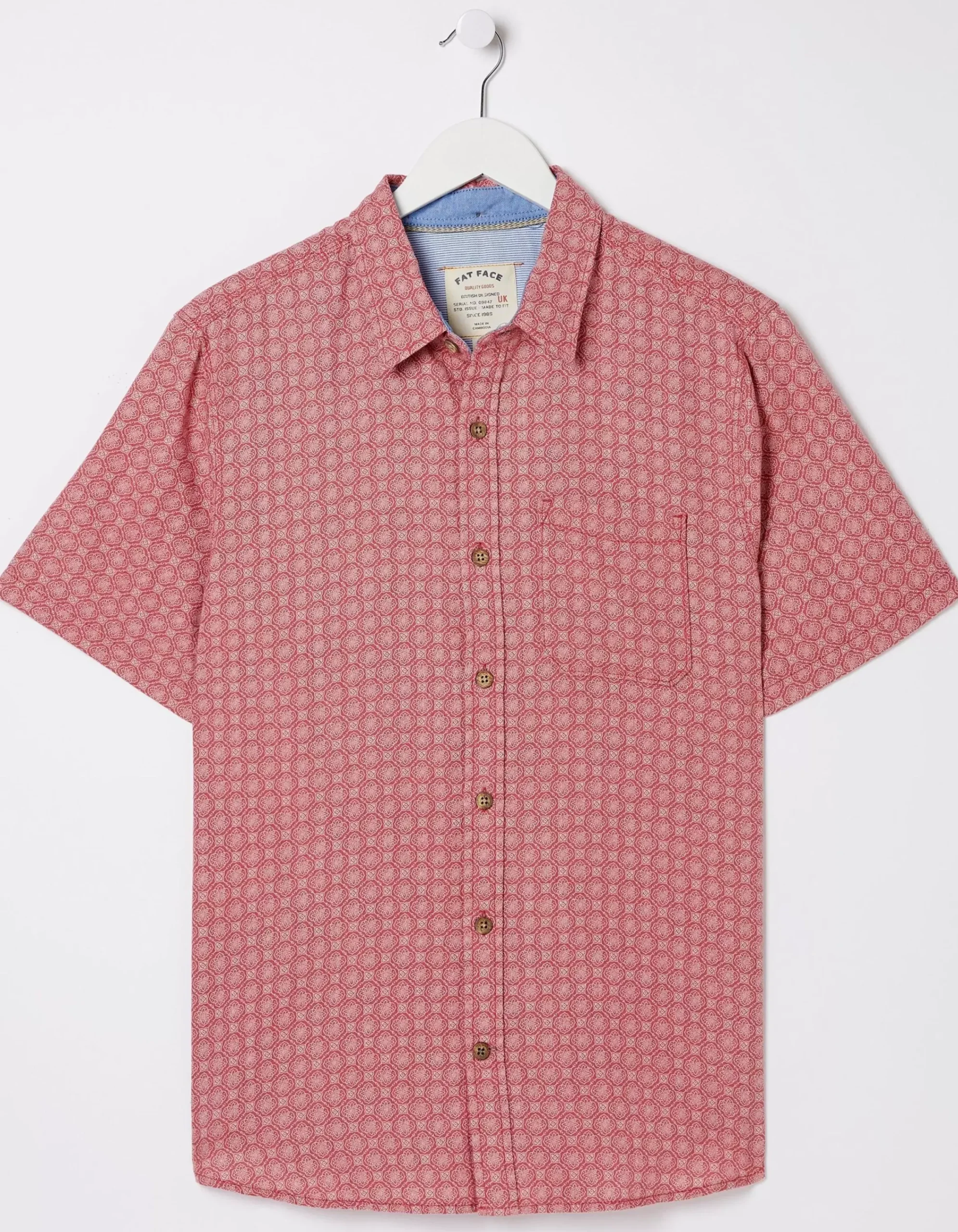 Men FatFace View All|Linear Print Shirt