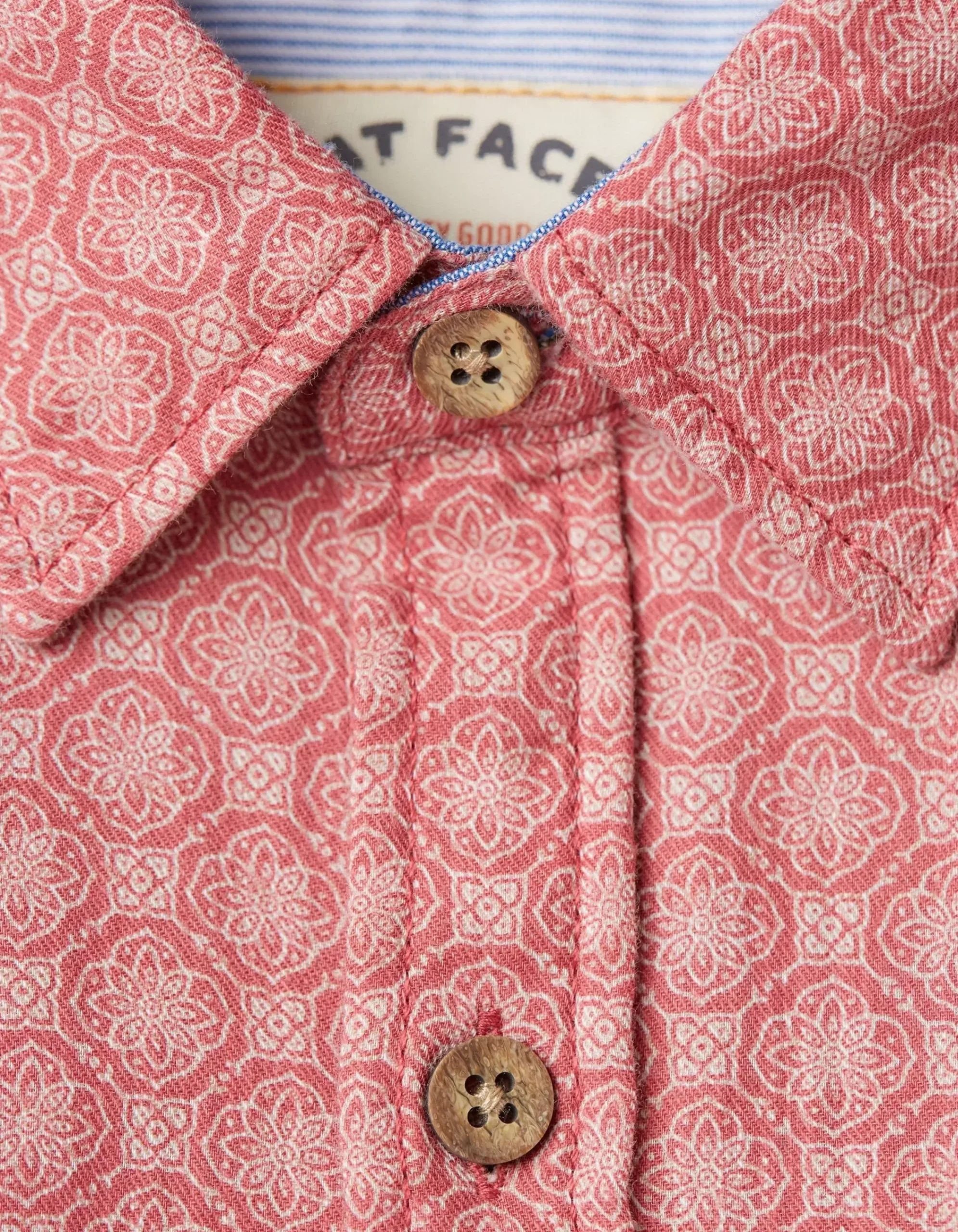 Men FatFace View All|Linear Print Shirt