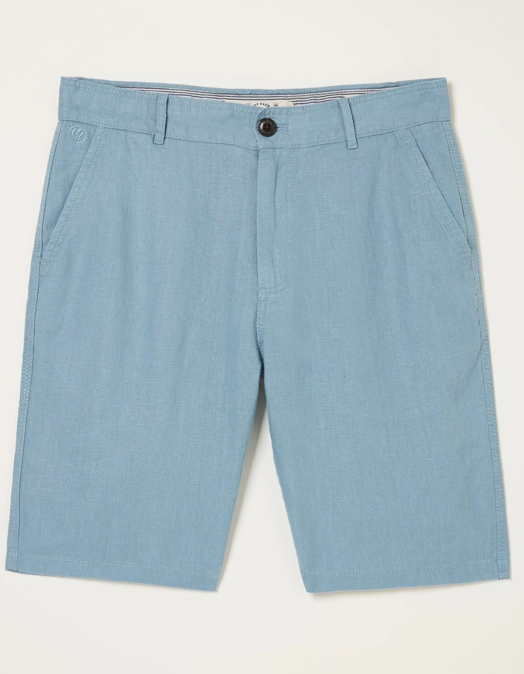 Men FatFace Shorts|Linen Flat Front Shorts