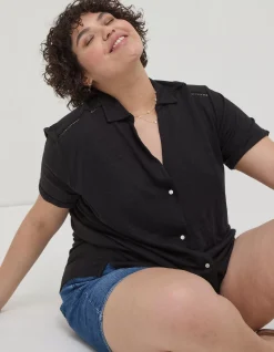 Women FatFace Tops & T-Shirts|Linen Shirt