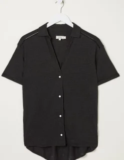 Women FatFace Tops & T-Shirts|Linen Shirt