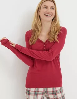 Women FatFace Nightwear & Loungewear|Livvy Henley Top