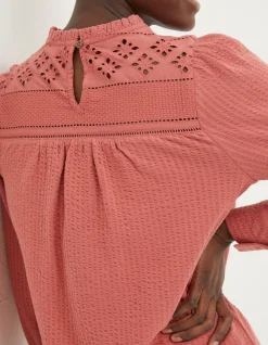 Women FatFace Tops & T-Shirts|Liza Broderie Top